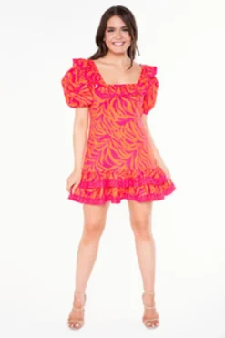 Fashion Emma Dress In Wildcat Mini