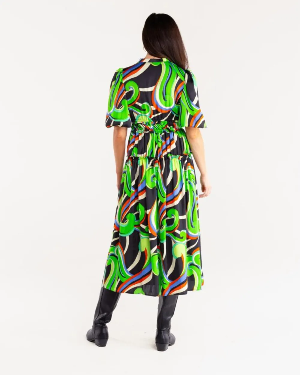 Cheap Shelbi Dress In Kimono Midi