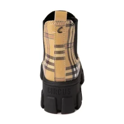 Sale Darielle Yellow Plaid Boot Boot