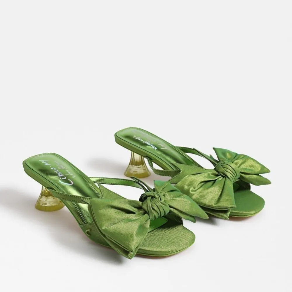 Clearance Natalina Kitten Heel Mule Heel