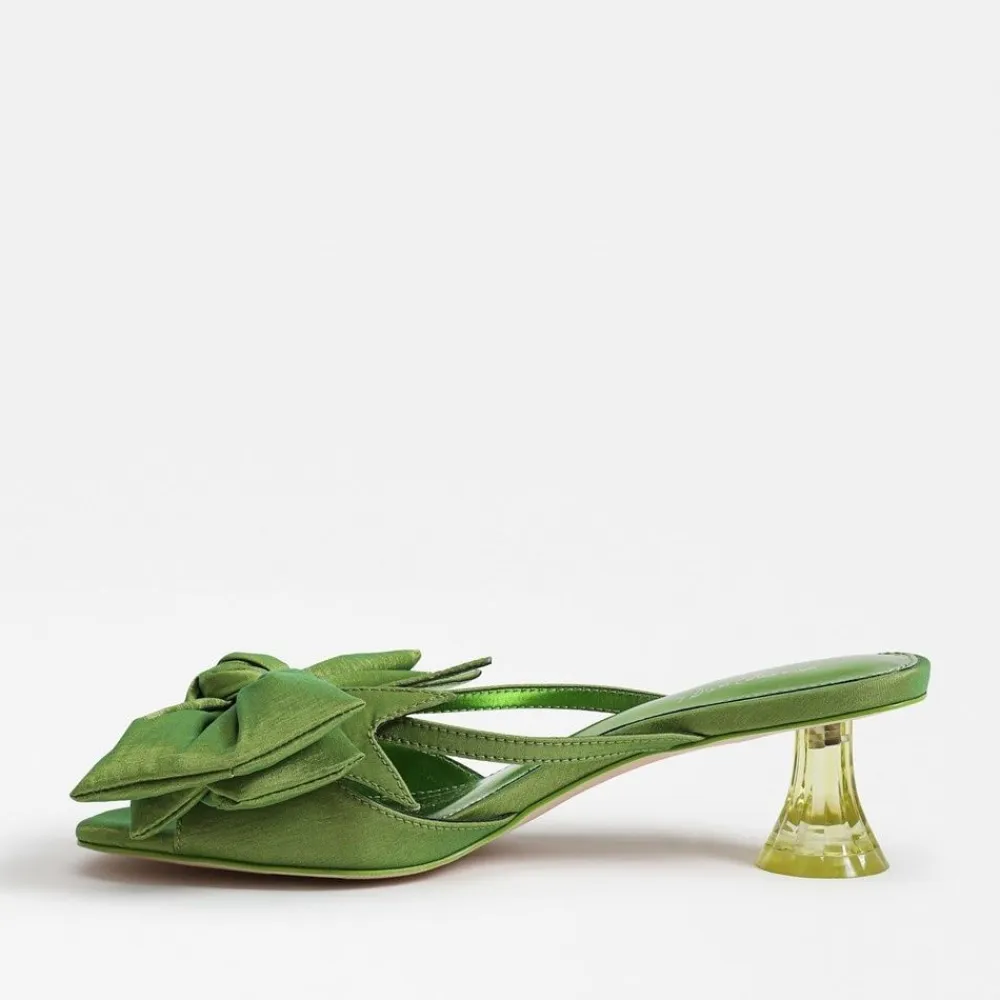 Clearance Natalina Kitten Heel Mule Heel
