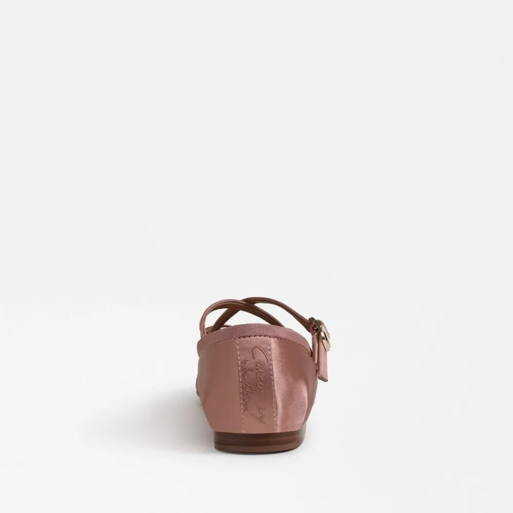 Discount Zuri Strap Ballet Flat Dark French Flat