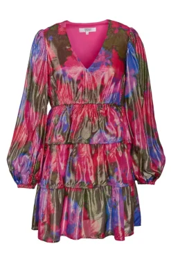Sale Lauren Dress Blurred Floral Mini