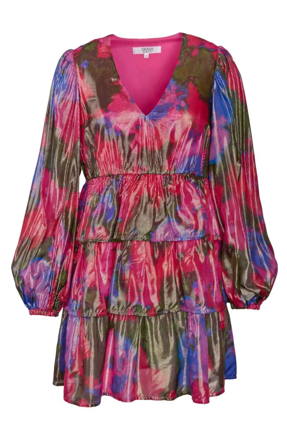 Sale Lauren Dress Blurred Floral Mini
