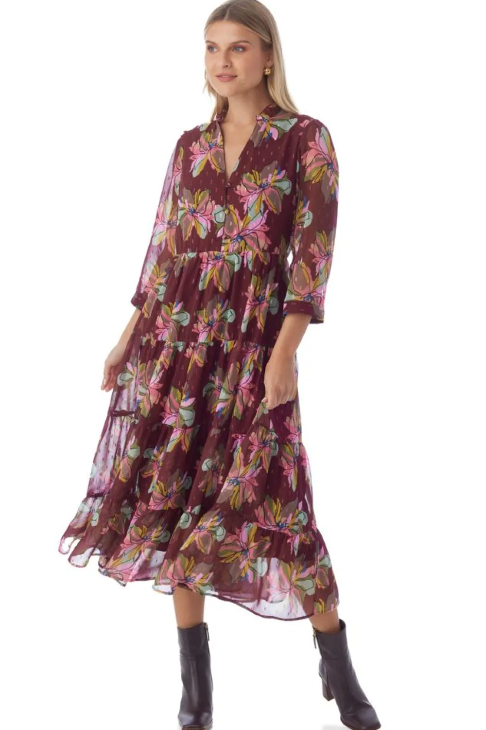 New Macrostie Dress - Gallery Floral Maxi