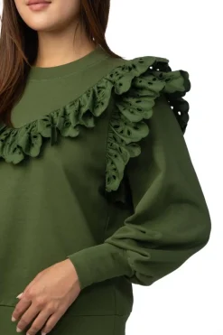 Online Ollie Jumper Moss Sweatshirts