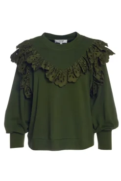 Online Ollie Jumper Moss Sweatshirts