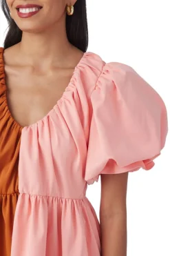 Sale Raines Dress Salmon/Clay Mini