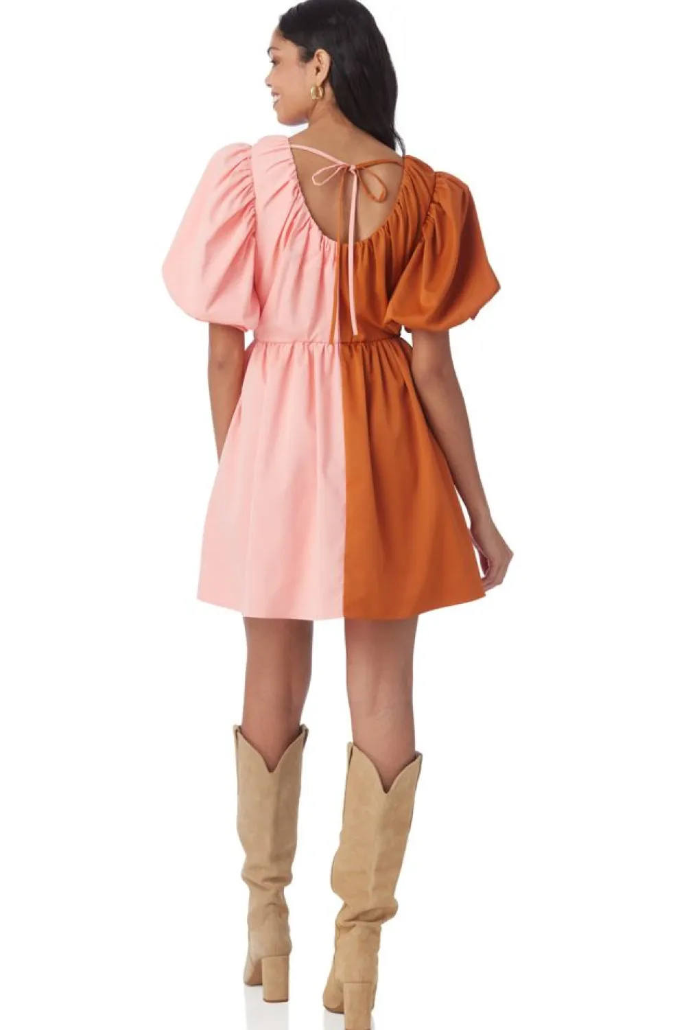 Sale Raines Dress Salmon/Clay Mini