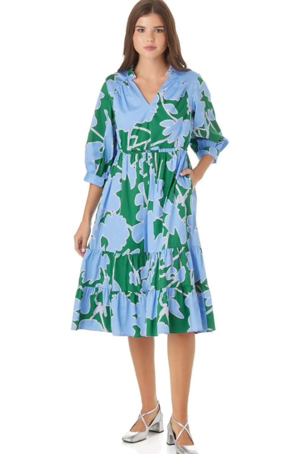 Store Tallie Dress Floral Figure Midi