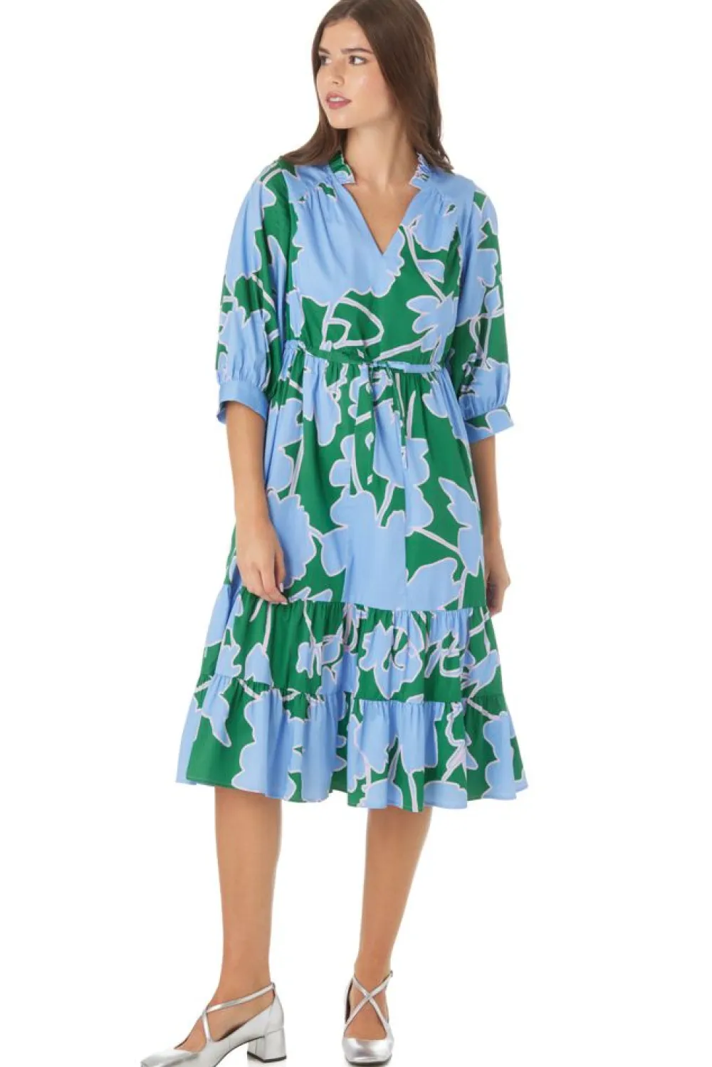 Store Tallie Dress Floral Figure Midi