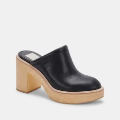 New Camdin Heels Black Mules