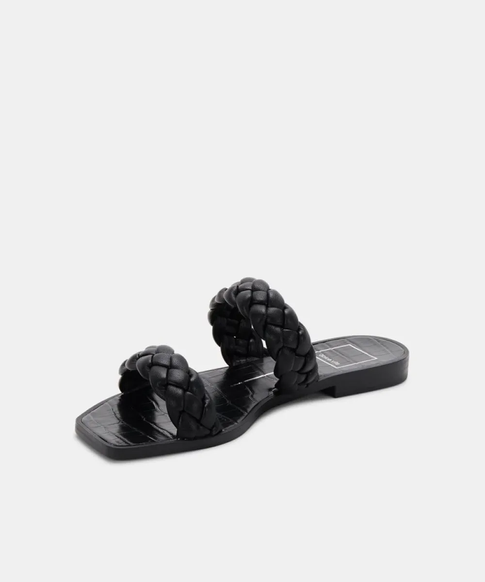 Clearance Indy Graphite Black Stellasandal Sandal