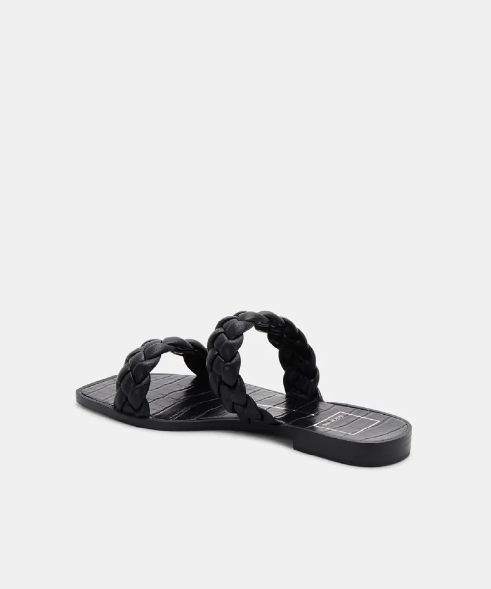 Clearance Indy Graphite Black Stellasandal Sandal