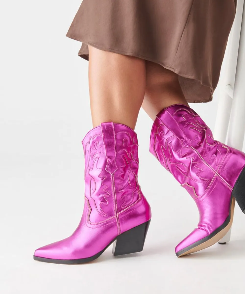 Clearance Landen Boots Electric Pink Boot