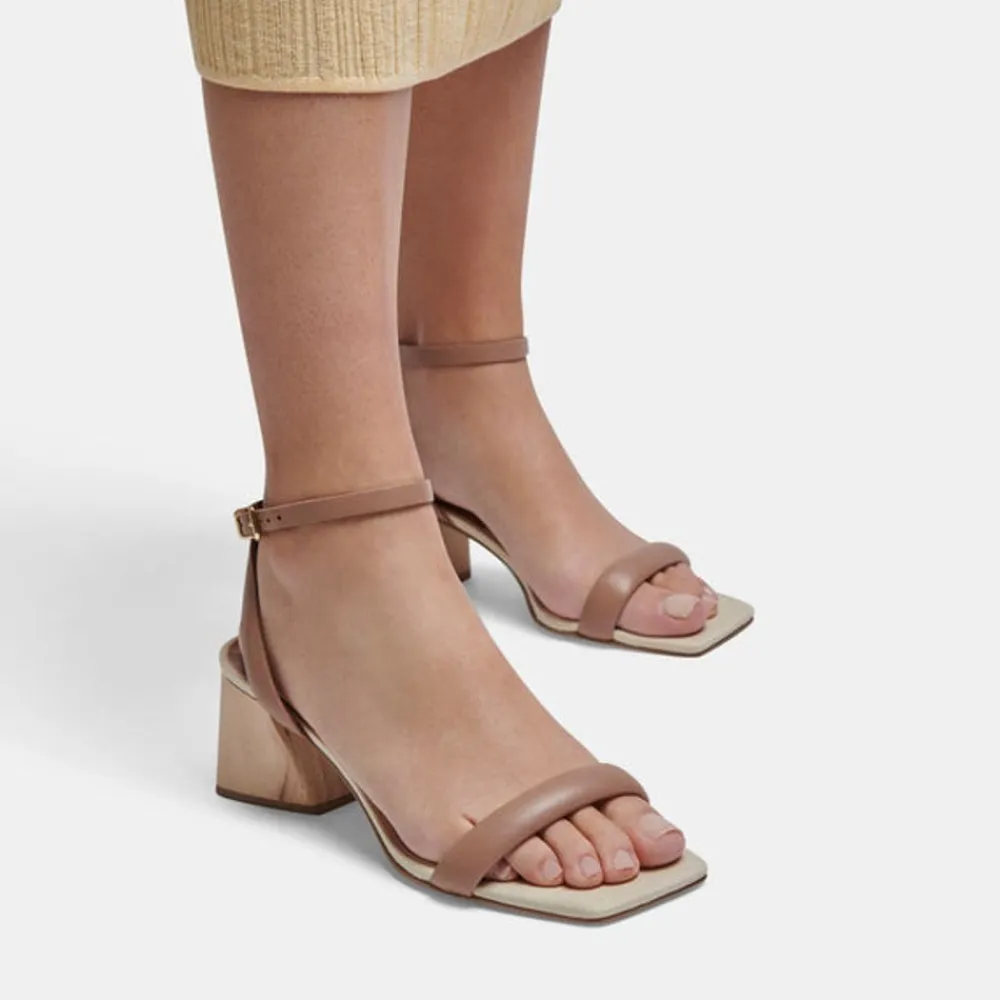 New Modi Cafe Block Heel Heel