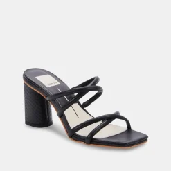 Sale Patsi Black Heel Sandal Heel