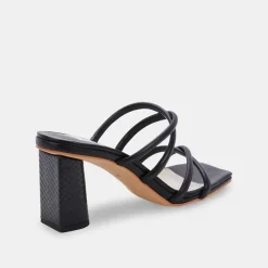 Sale Patsi Black Heel Sandal Heel