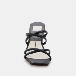 Sale Patsi Black Heel Sandal Heel