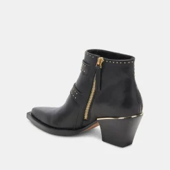 Shop Ronnie Studded Black Booties Boot