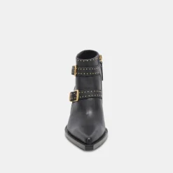 Shop Ronnie Studded Black Booties Boot