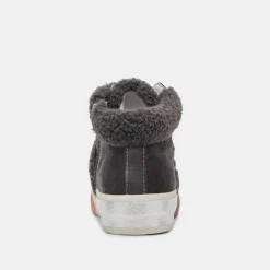 Store Zilvia Plush Sneakers Anthracite Suede Sneaker