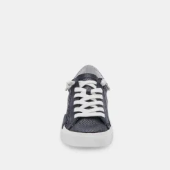 Best Zina Black Perforated Sneaker