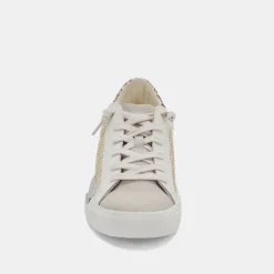 Sale Zina Embossed White Sneaker Sneaker