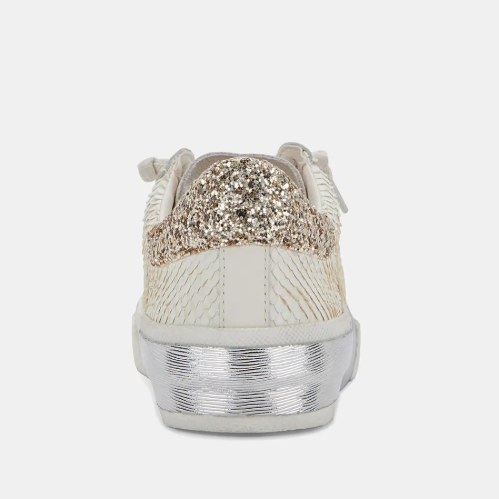 Sale Zina Embossed White Sneaker Sneaker