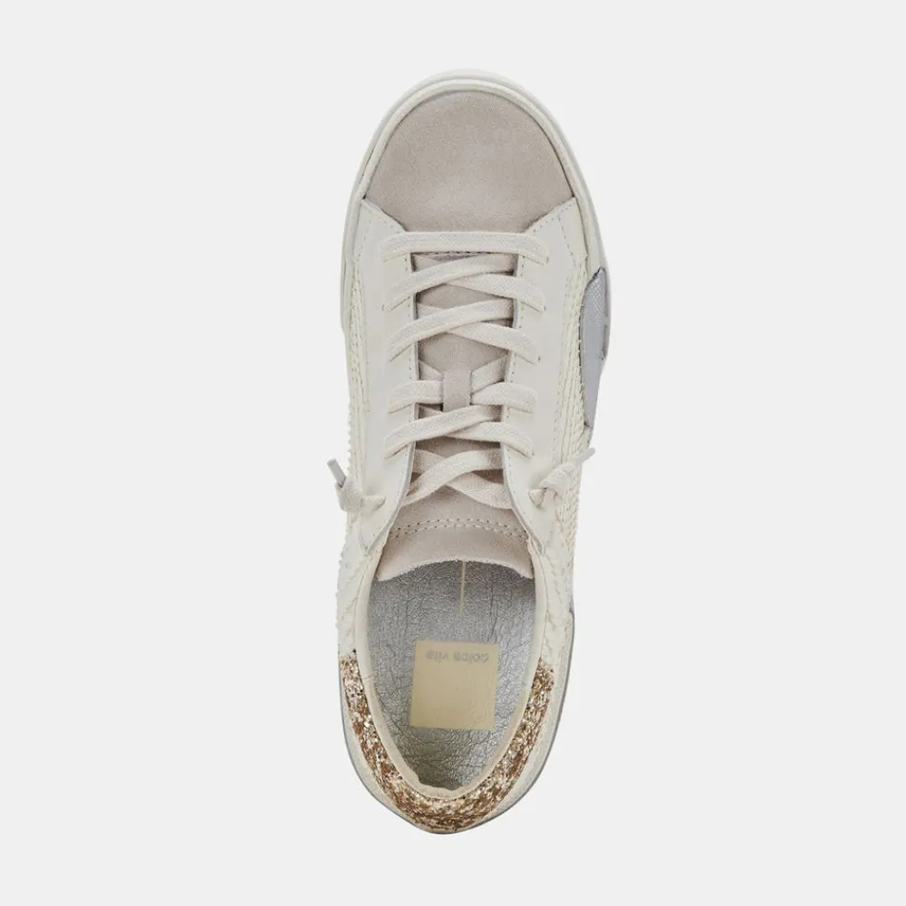 Sale Zina Embossed White Sneaker Sneaker