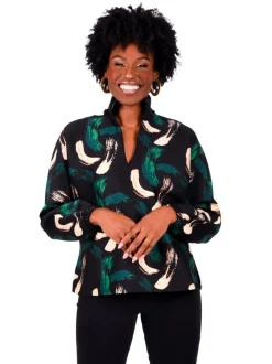 Store Poppy Pop-Over Bijou Brush Blouses