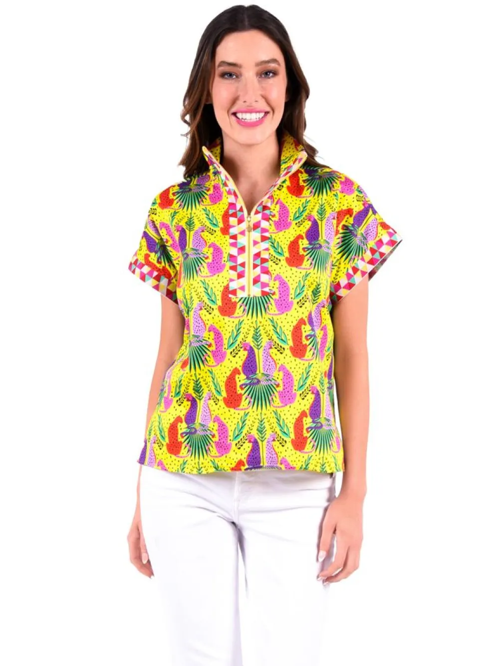 Hot Poppy Pullover Peekaboo Blouses