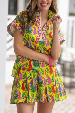 Hot Poppy Pullover Peekaboo Blouses