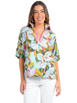 Fashion Poppy Top Magnolia Blouses