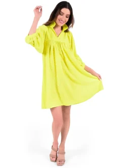 Best Sale Stella Dress Chartreuse Cheetah Mini