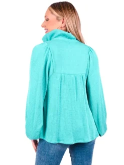 Outlet Stella Top Crinkle Meadowbrook Blouses