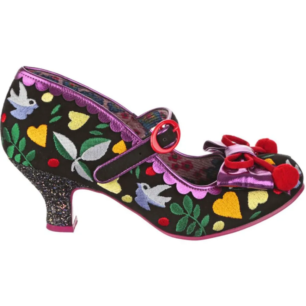Fashion Birds And Flowers Heel