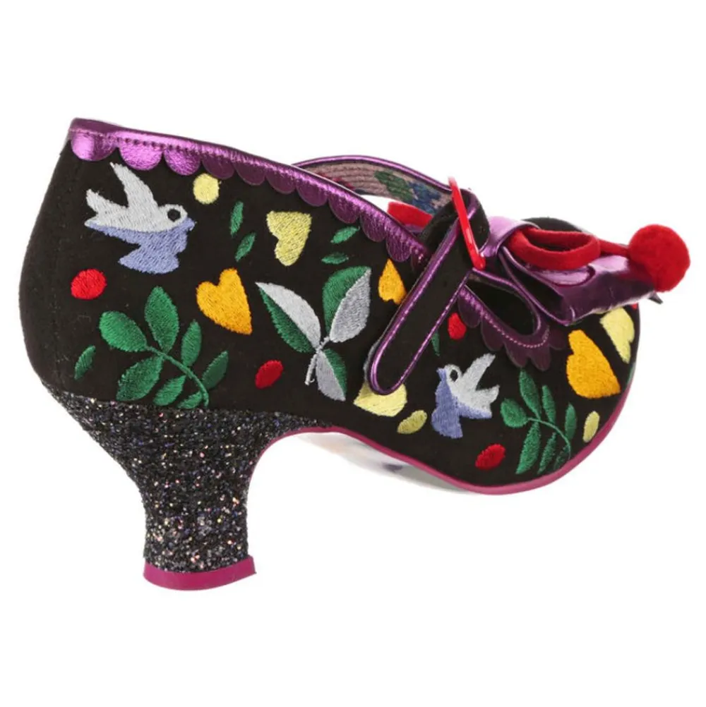 Fashion Birds And Flowers Heel