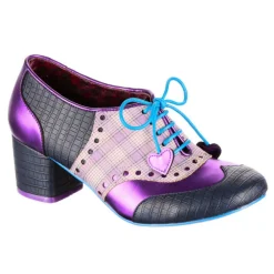 Flash Sale Clara Bow Navy Purple Loafers/Oxfords