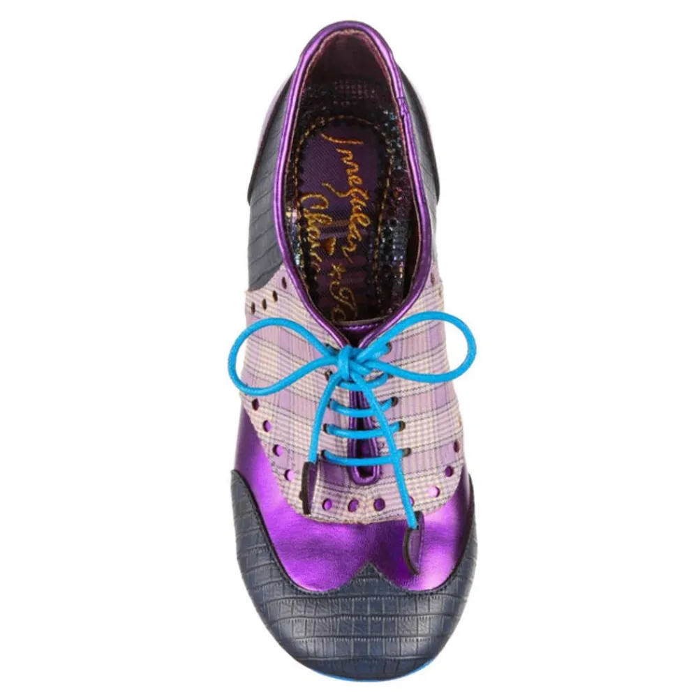 Flash Sale Clara Bow Navy Purple Loafers/Oxfords