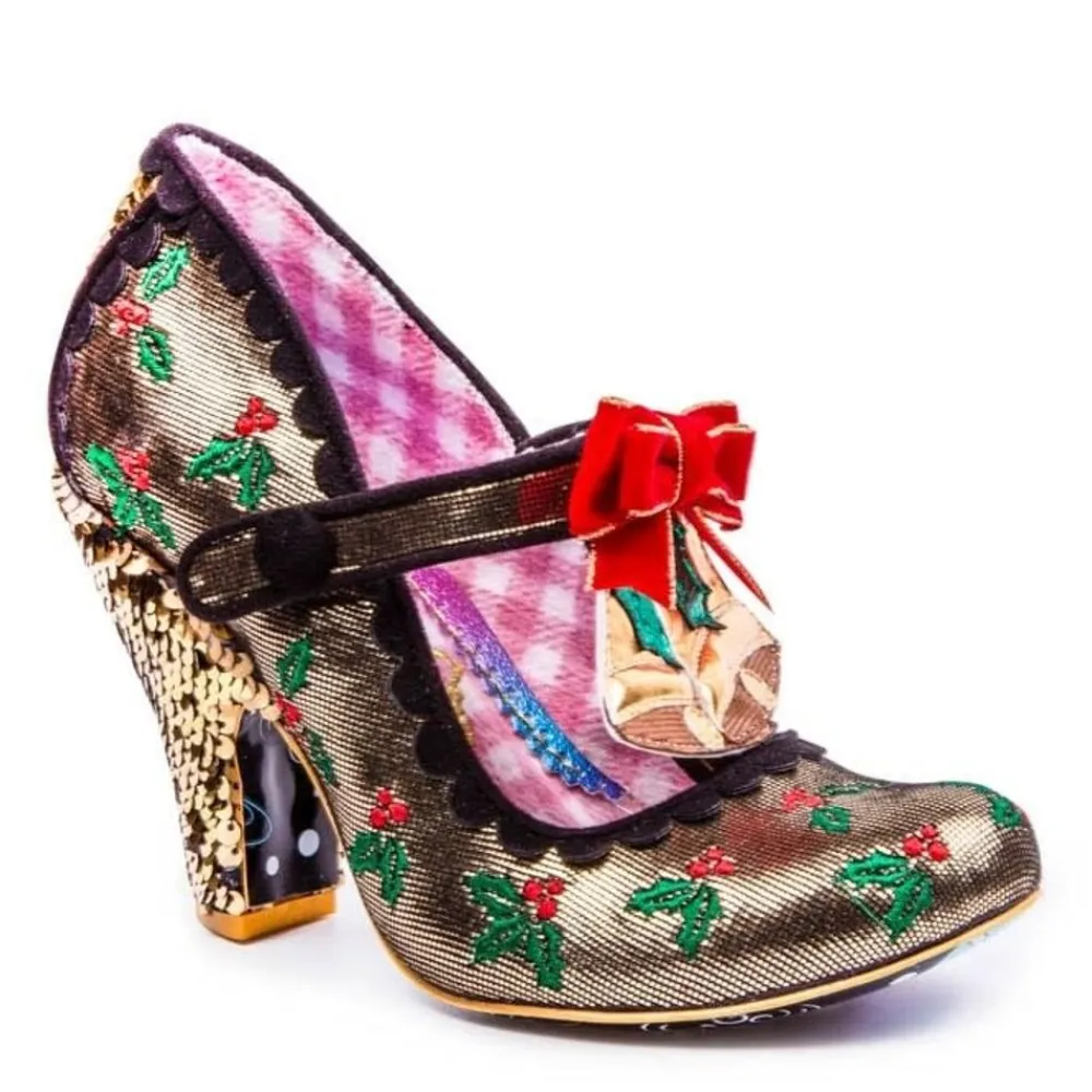 Store Jingle Bells Gold Heel