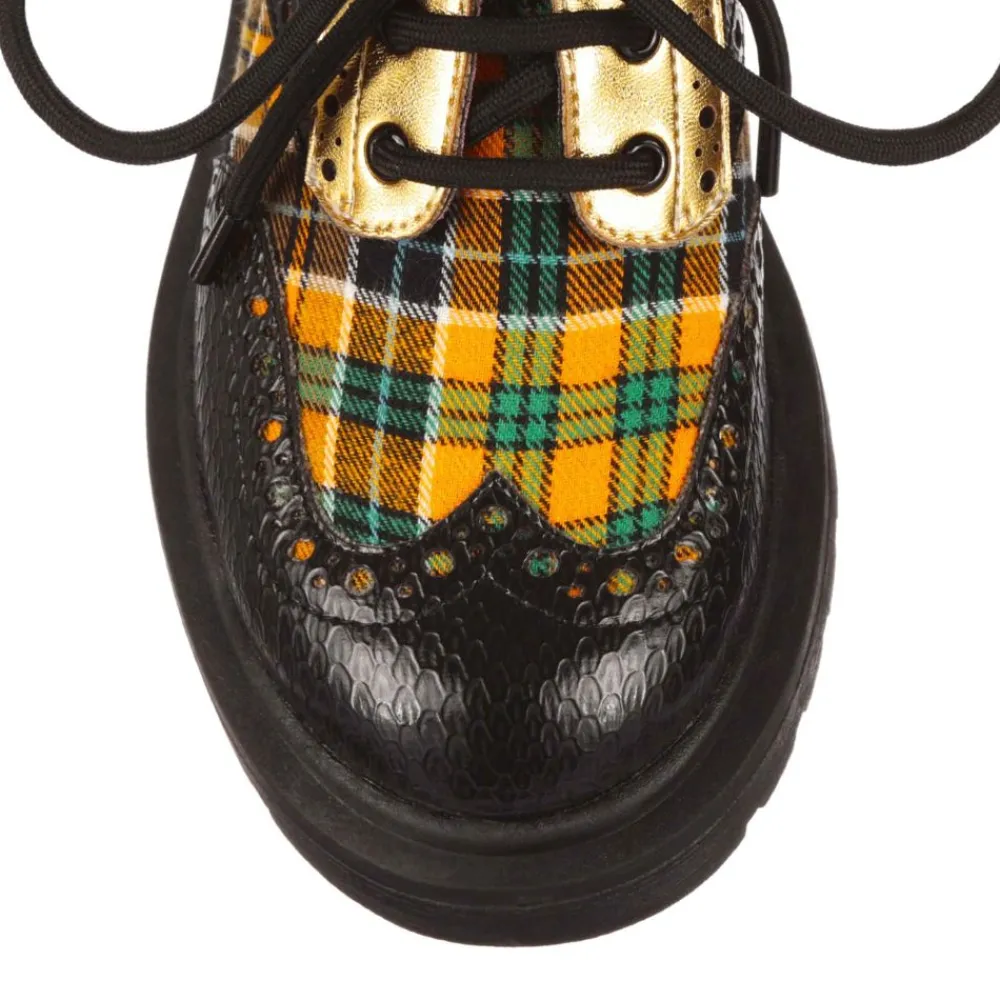 Discount Smart N Spiffy Gold Loafers/Oxfords