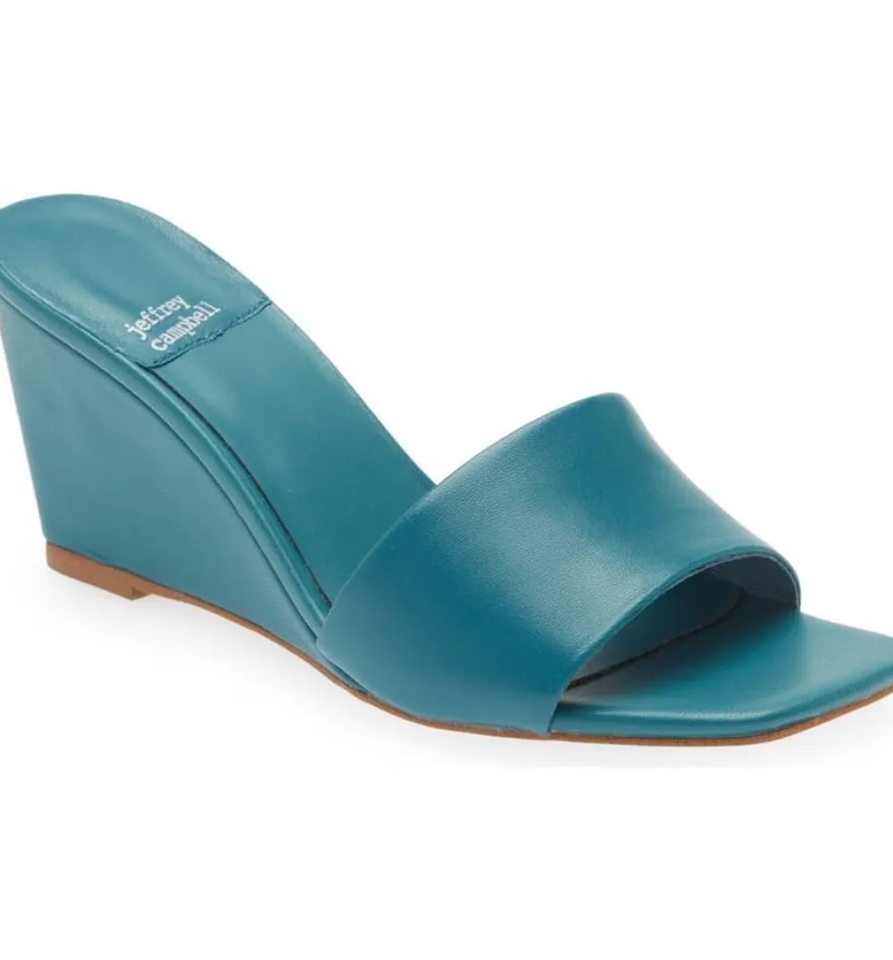 Best Sale Appetit Teal Wedge Wedge