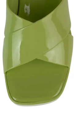 Cheap Bubblegum Lime Green Sandal