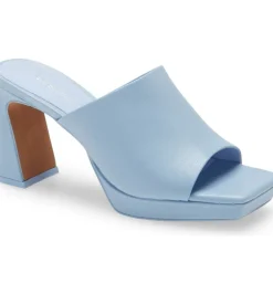 Cheap Caviar Dusty Blue Mules