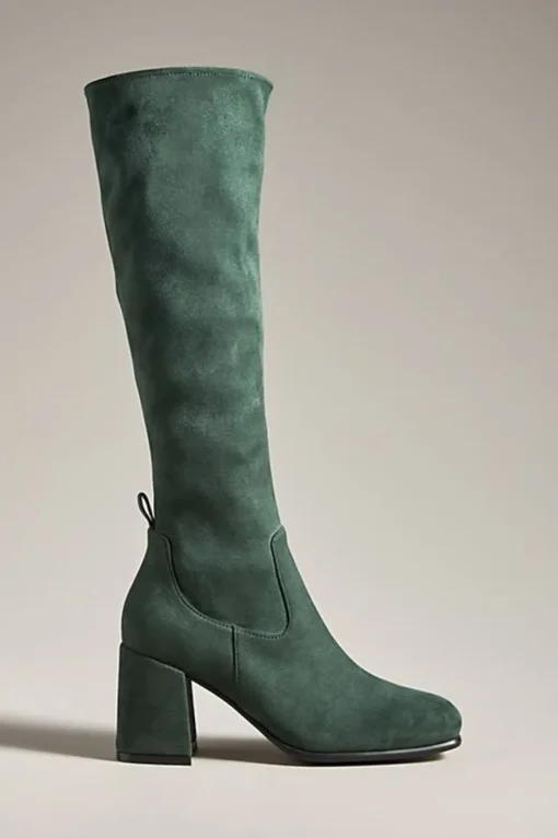 Hot Hotlava-K2 Dark Green Suede Boot