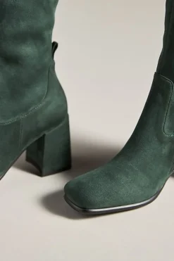 Hot Hotlava-K2 Dark Green Suede Boot