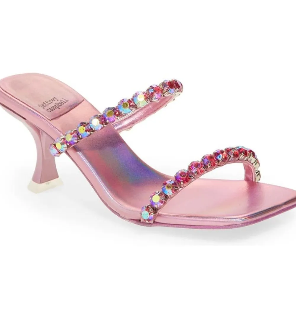 Outlet Mrs Big 2 Pink Inidescent Combo Heel