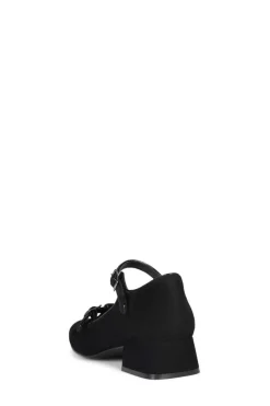 Fashion Musical Black Suede Heel
