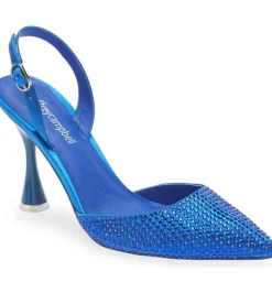 Shop Zivote Bright Blue Heel Heel